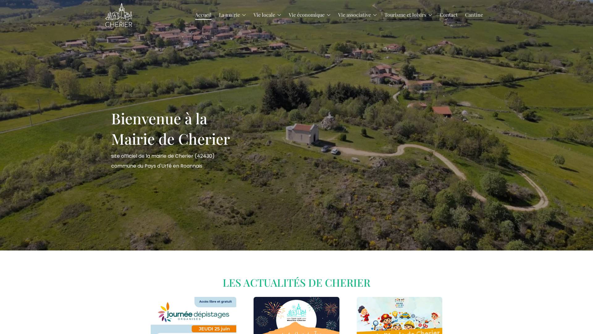 Bienvenue à la Mairie de Cherier